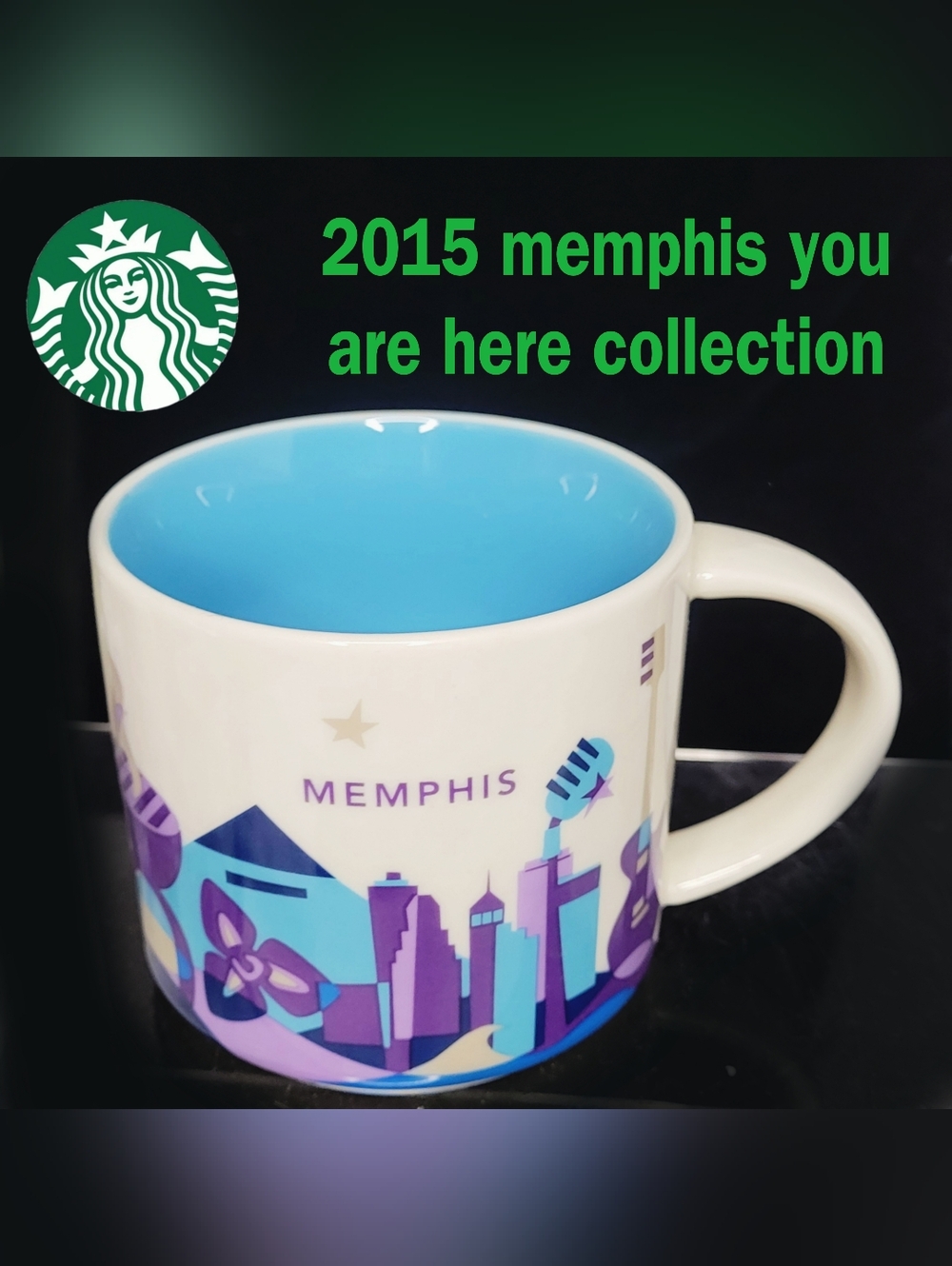 Starbucks 2015 Memphis City You Are Here Series Mug